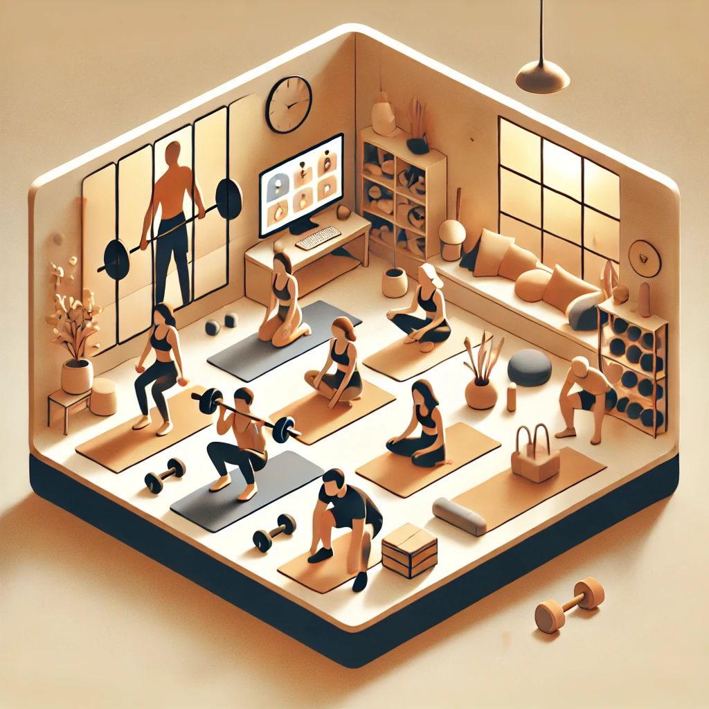 Online-Fitness-Studios